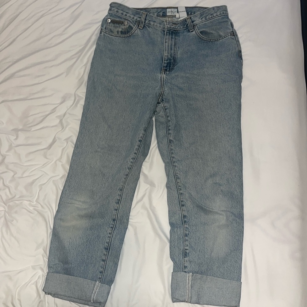 Calvin Klein Double Stonewash Jeans Size 10